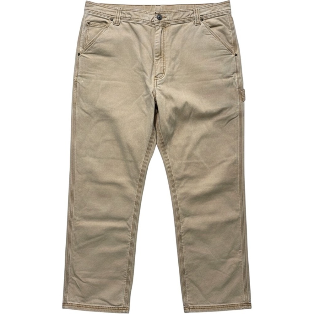 Walls Work Pants Mens‎ XL Beige Insulated Flannel Lined Carpenter Style XL